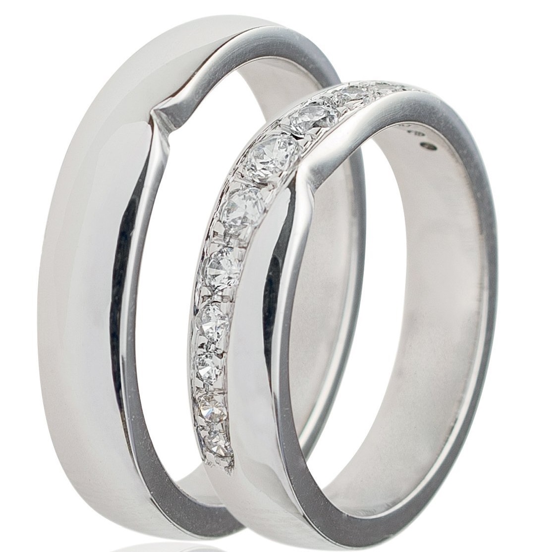 MASCHIO FEMMINA Celebrity Collection Βέρες Λευκό Χρυσό TMF-05