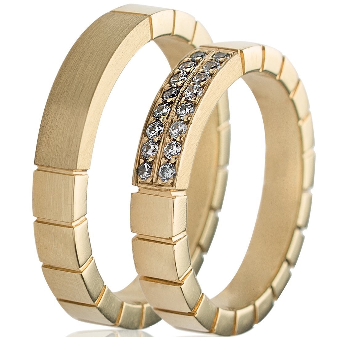 MASCHIO FEMMINA Celebrity Collection Βέρες Κίτρινο Χρυσό TMF-12