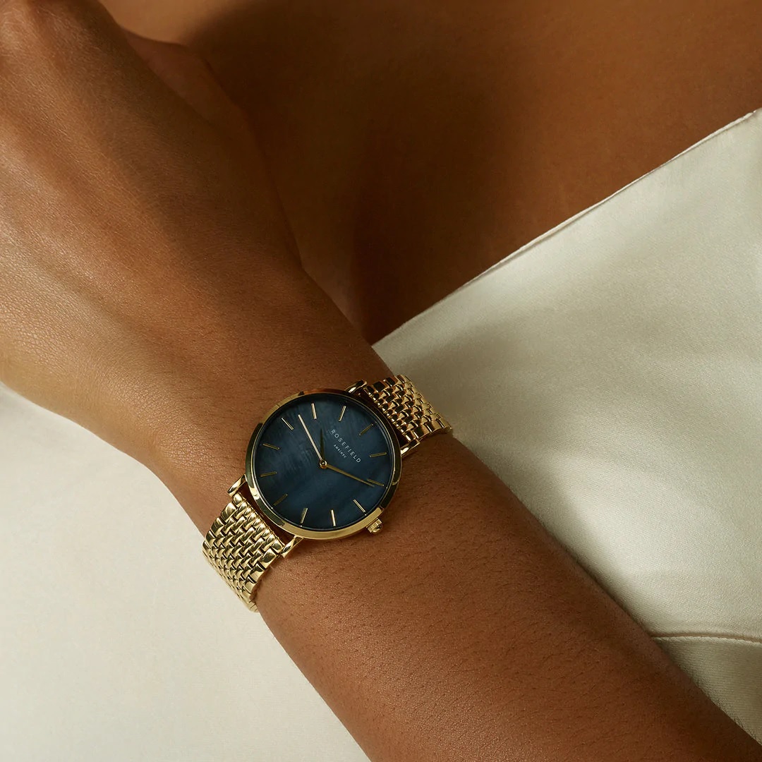 ROSEFIELD The Upper East Side Black Dial 33mm Gold Stainless Steel Bracelet UBGSG-U35 - 2
