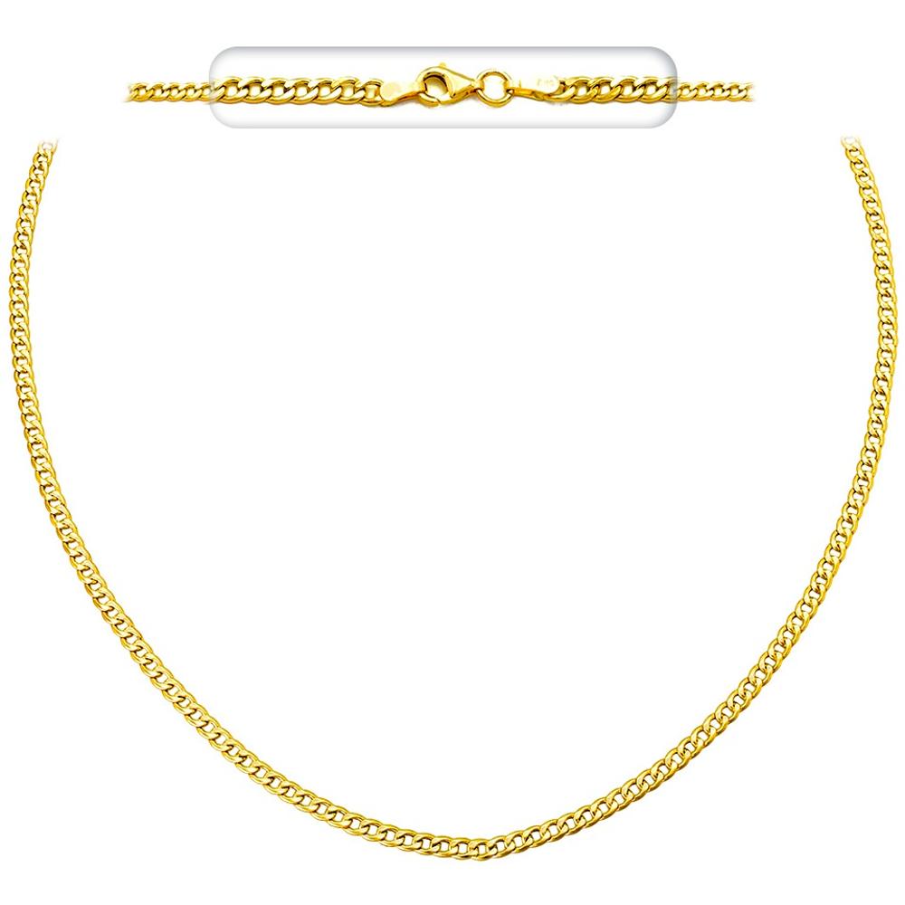 CHAIN for the Neck Gourmet Hollow 60cm K14 Yellow Gold V-GK80K.60 - 