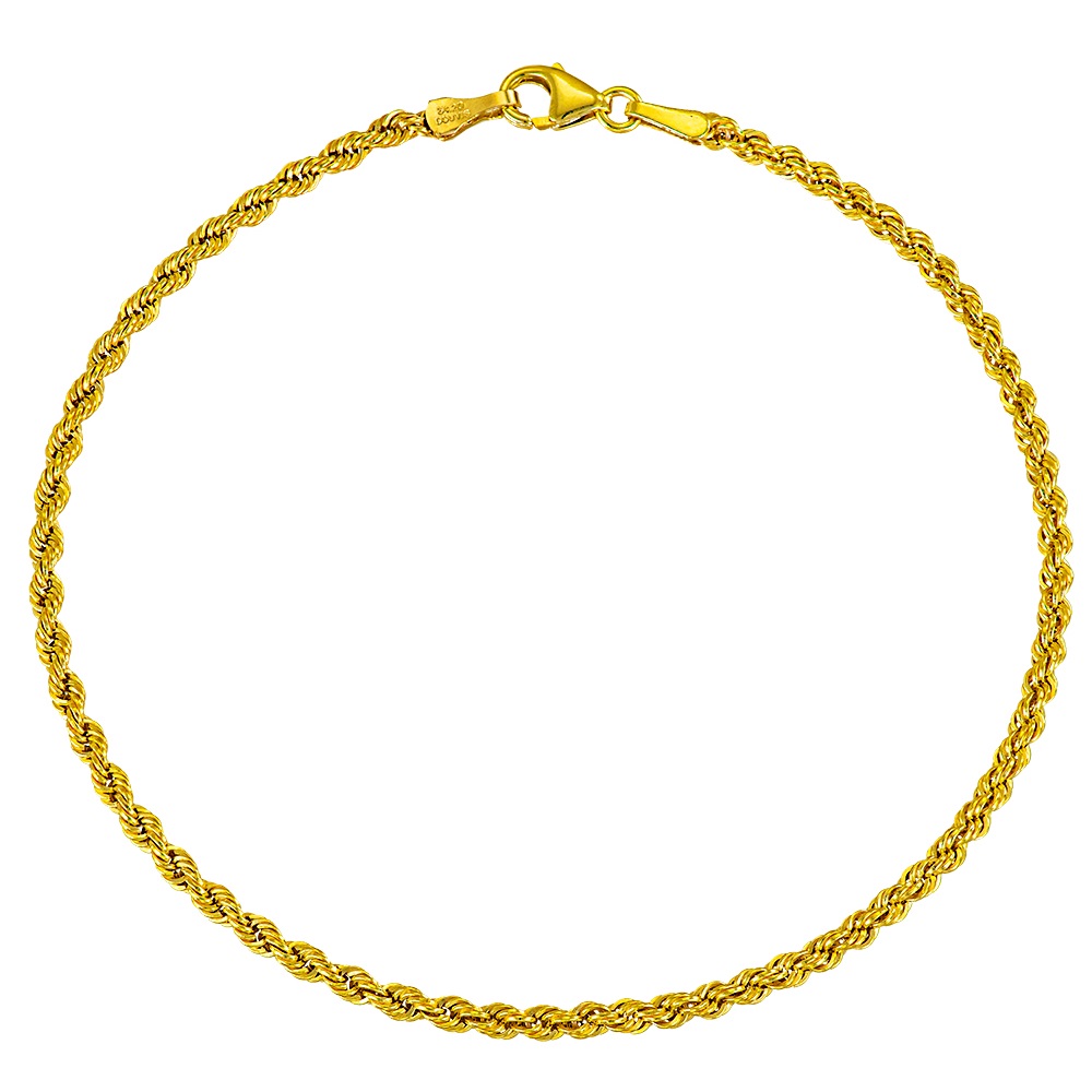 CHAIN for the Hand Twisted Rope #1 SENZIO Collection K14 Yellow Gold 5V-KOR1.BR - 