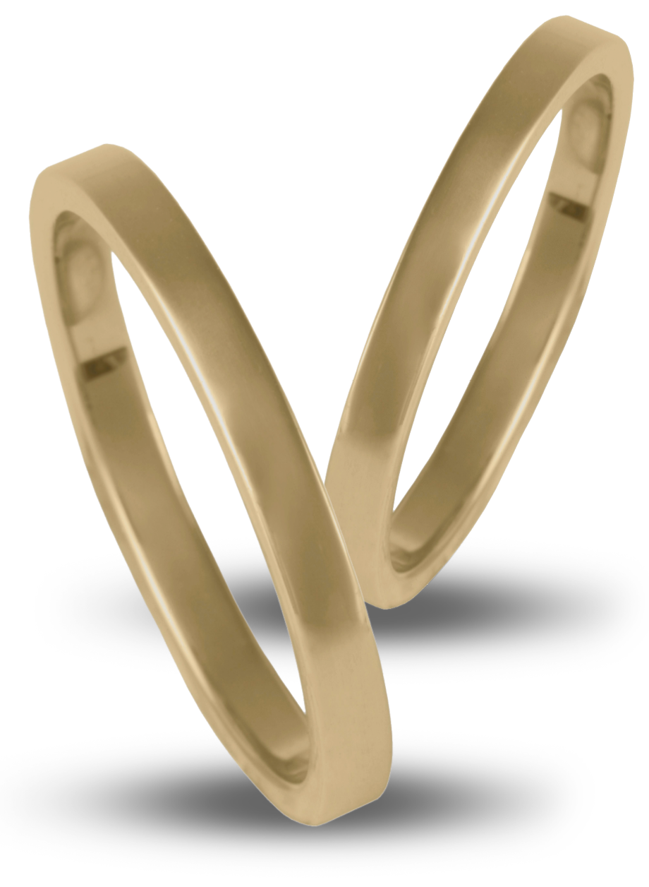 VERES4EVER Collection Βέρες Κίτρινο Χρυσό V2059 - Κίτρινο Χρυσό