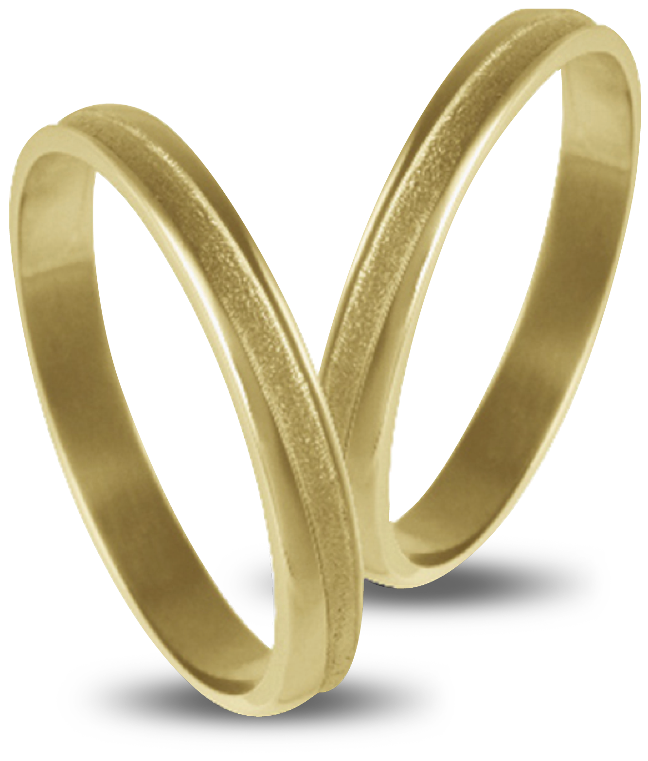 VERES4EVER Collection Βέρες Κίτρινο Χρυσό V2062 - Κίτρινο Χρυσό