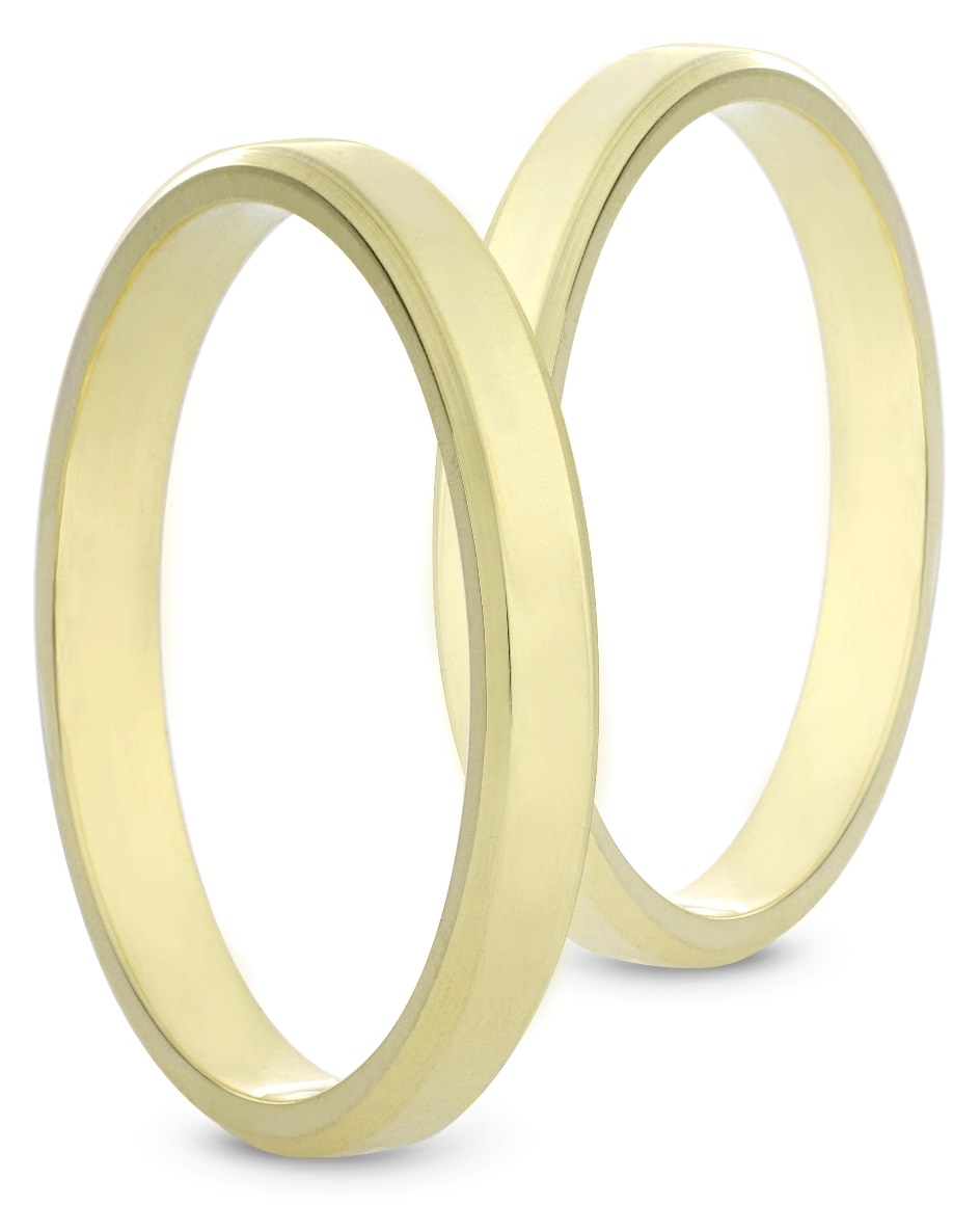 VERES4EVER Collection Wedding Rings Yellow Gold V5036 - Yellow Gold