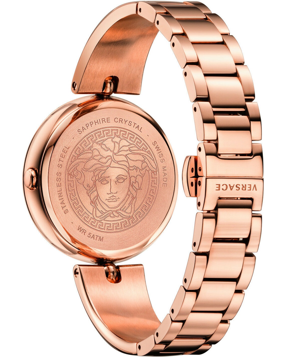 VERSACE Palazzo 39mm Rose Gold Stainless Steel Bracelet VCO110017 - 3