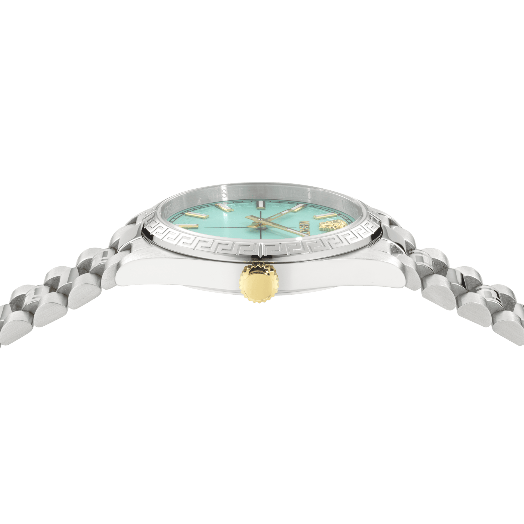 VERSACE Millenyium Lady Light Blue Sunray Dial 32mm Silver Stainless Steel Bracelet VE0E00225 - 3