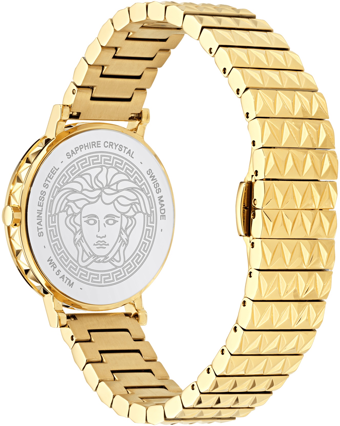 VERSACE Daedalus Black Dial 35mm Gold Stainless Steel Bracelet VE9A00524 - 3