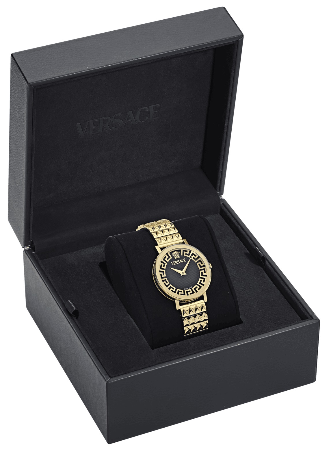 VERSACE Daedalus Black Dial 35mm Gold Stainless Steel Bracelet VE9A00524 - 5