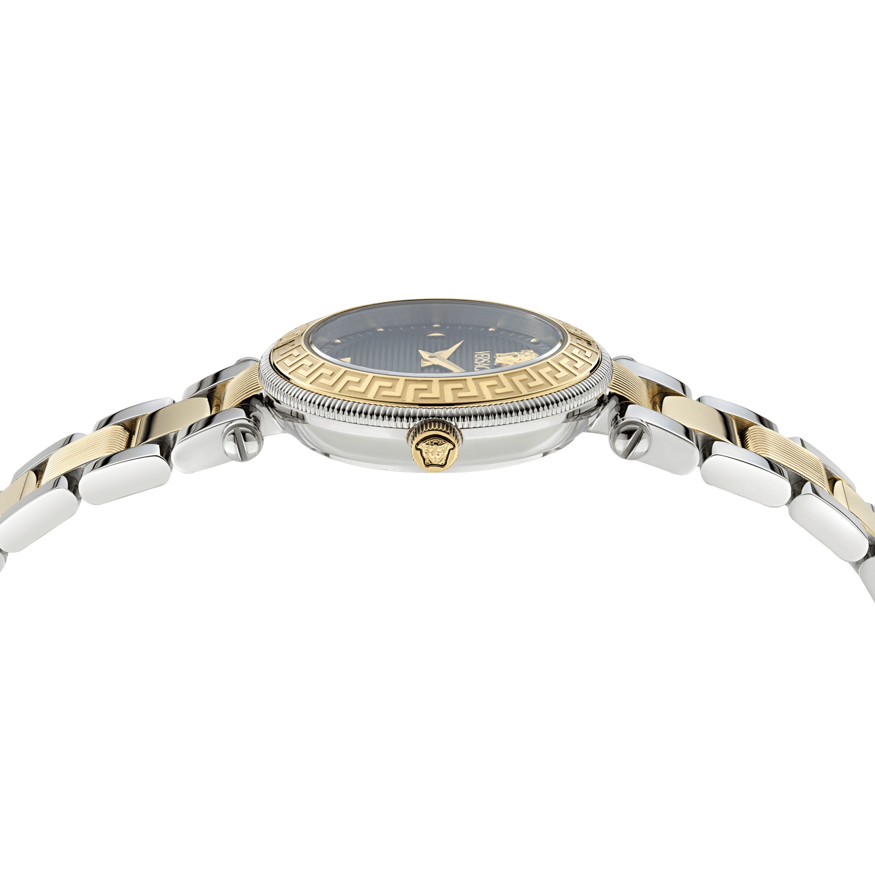 VERSACE Revive Petite Green Dial 30mm Two Tone Gold Stainless Steel Bracelet VEBFA0324 - 3