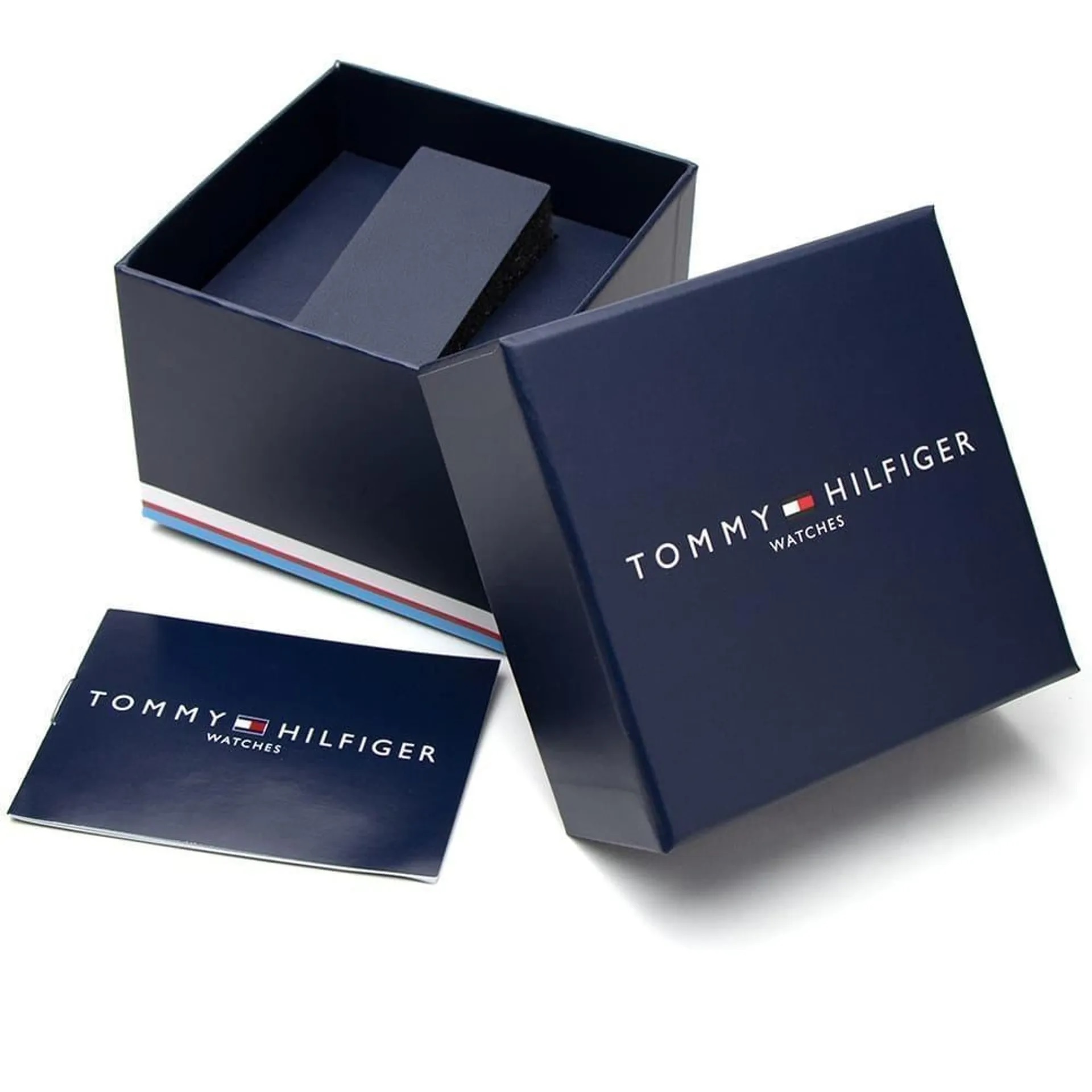 TOMMY HILFIGER Kent Chronograph Blue Dial 43mm Silver Stainless Steel Bracelet 1710753 - 