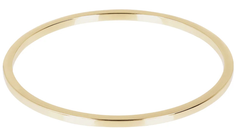 BRONZALLURE Yellow Gold Classic Rigid Bracelet WSBZ01971Y.Y - 