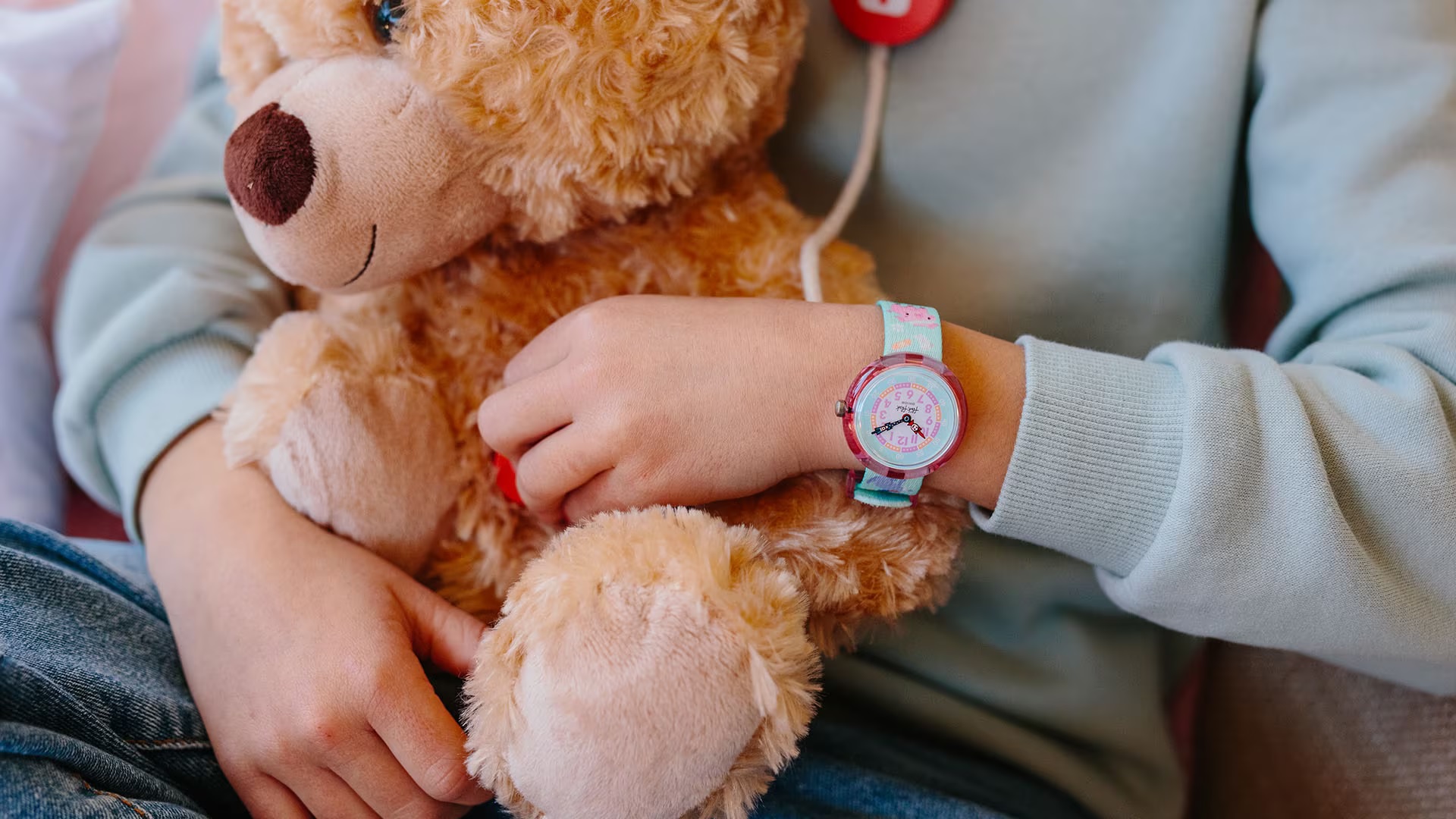 FLIK FLAK Future Dreams My Spirit Animal 31.85mm Green Fabric Strap ZFBNP222 - 4