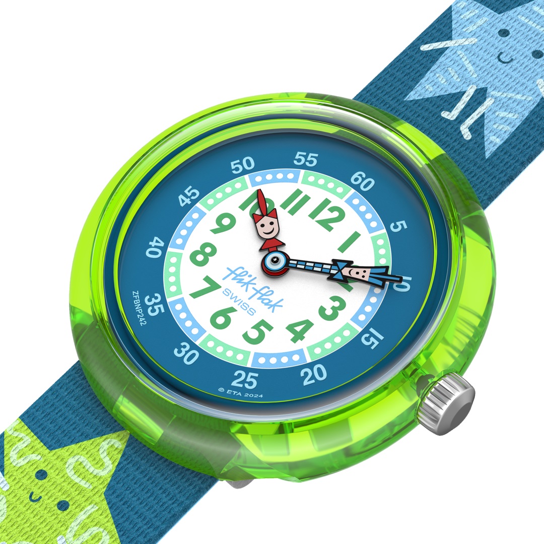FLIK FLAK Story Time Starry Glow 31.85mm Multicolor Fabric Strap ZFBNP242 - 3