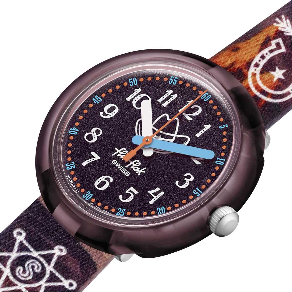 FLIK FLAK Tales From The World Yee Ha! 31.85mm Fabric Strap ZFPNP121 - 3