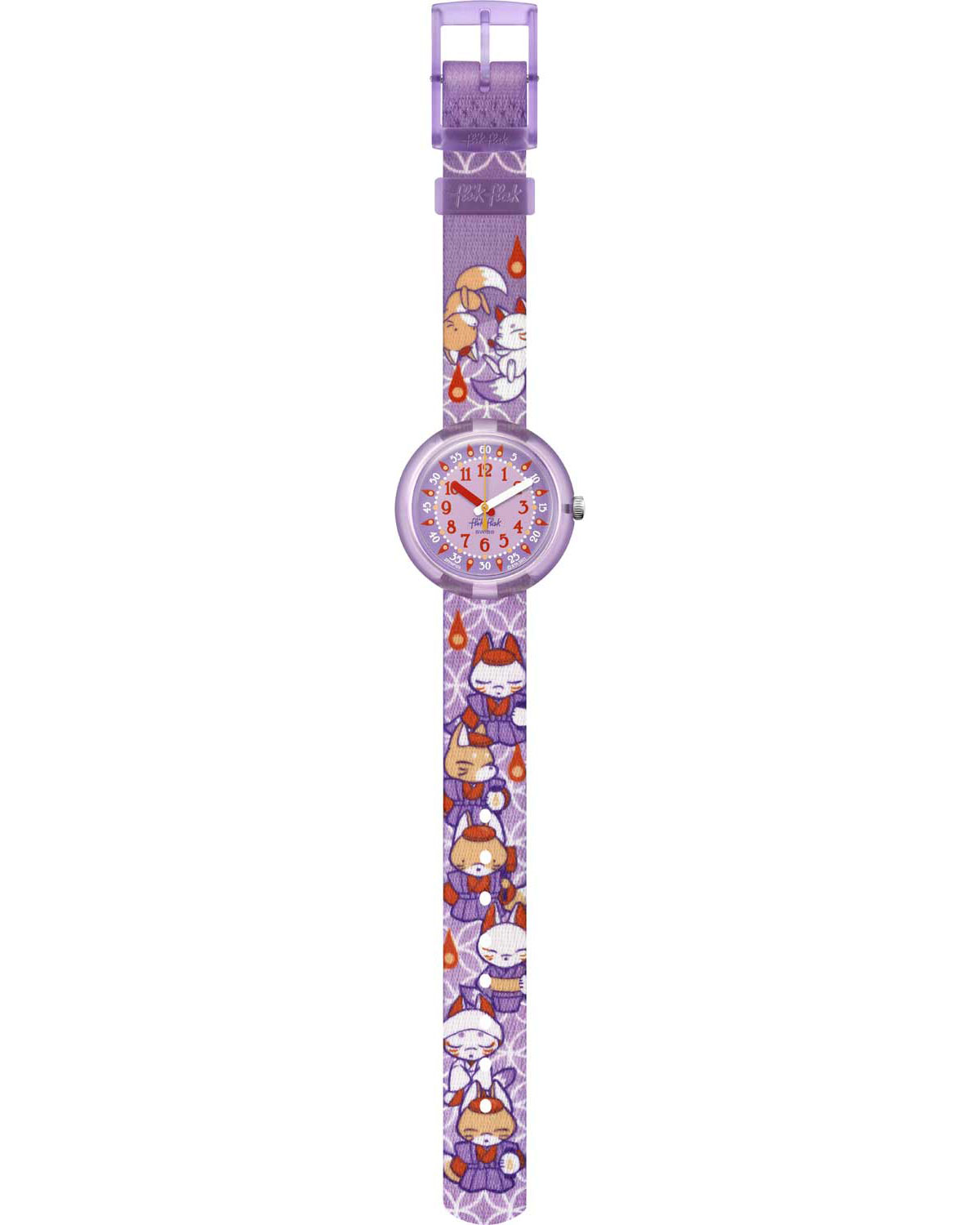 FLIK FLAK Tales From The World Yako-Parade 31.85mm Multicolor Fabric Strap ZFPNP123 - 4
