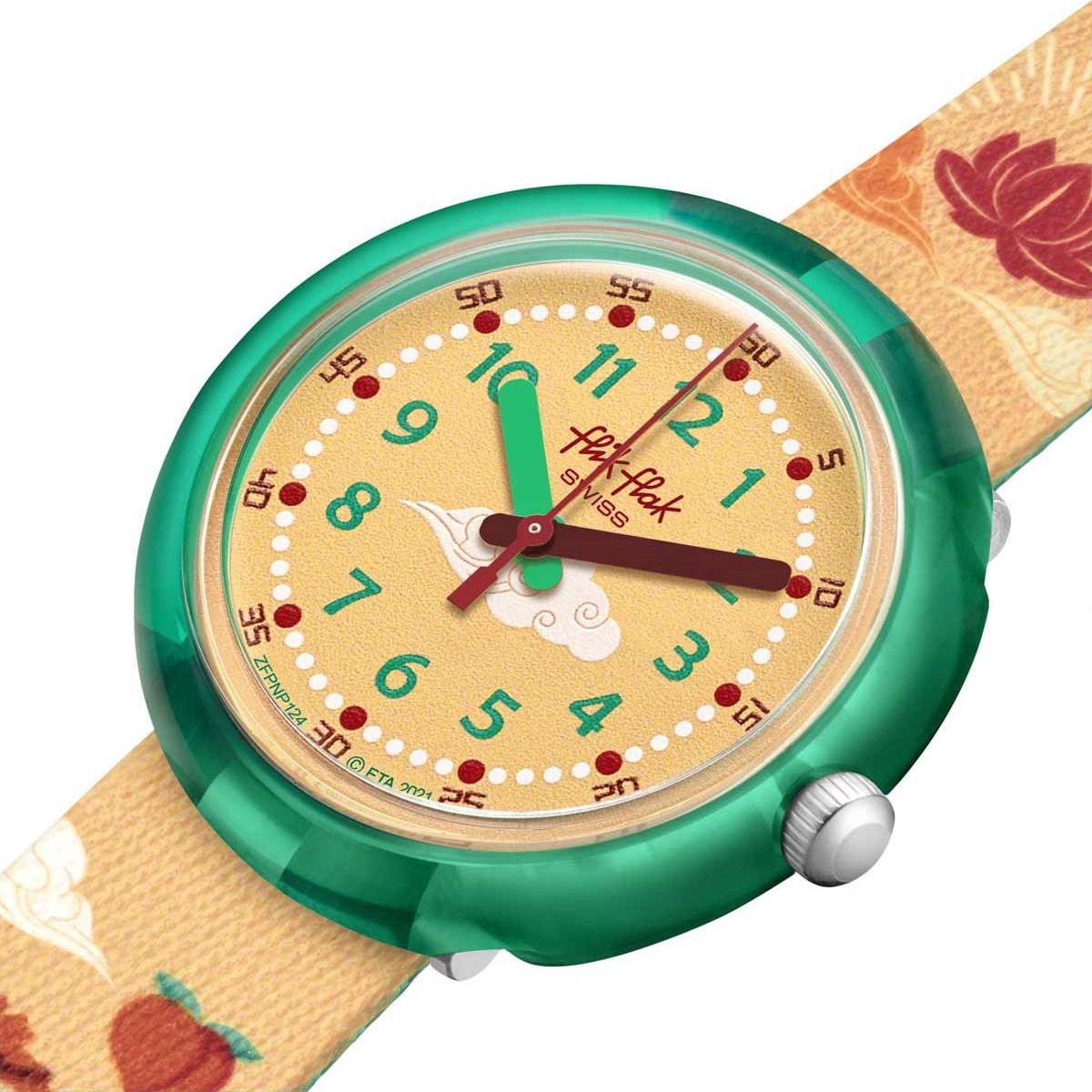 FLIK FLAK Tales From The World Monkey'S Awakening 31.85mm Multicolor Fabric Strap ZFPNP124 - 3