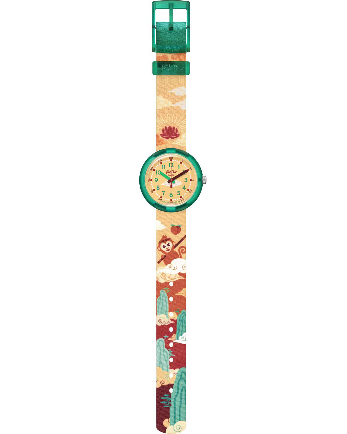 FLIK FLAK Tales From The World Monkey'S Awakening 31.85mm Multicolor Fabric Strap ZFPNP124 - 4
