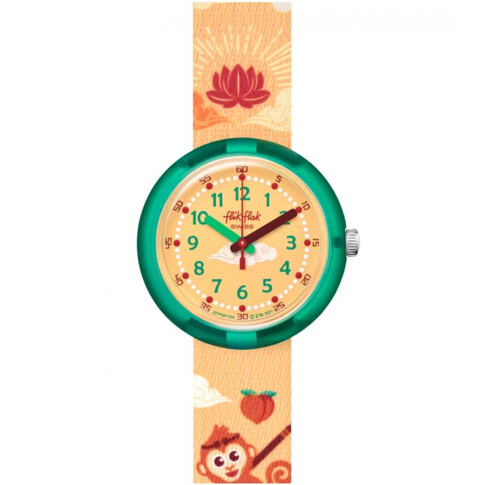 FLIK FLAK Tales From The World Monkey'S Awakening 31.85mm Multicolor Fabric Strap ZFPNP124 - 