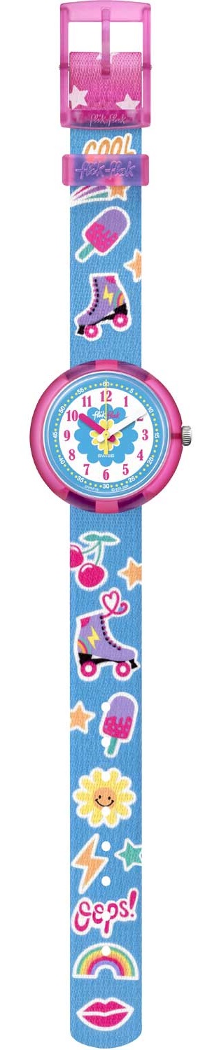 FLIK FLAK Sport Lovers Disco Pop 31.85mm Multicolor Fabric Strap ZFPNP131 - 4