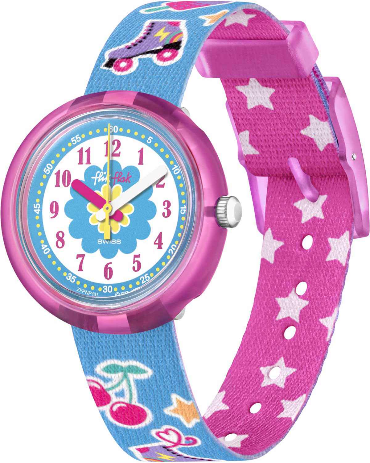 FLIK FLAK Sport Lovers Disco Pop 31.85mm Multicolor Fabric Strap ZFPNP131 - 2