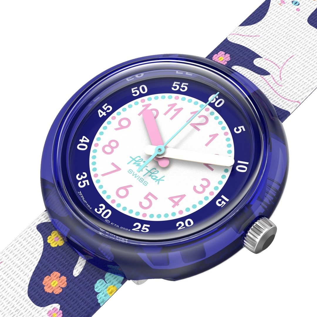 FLIK FLAK Friends Fur-Ever Fancy Cat 31.85mm Multicolor Fabric Strap ZFPNP164 - 
