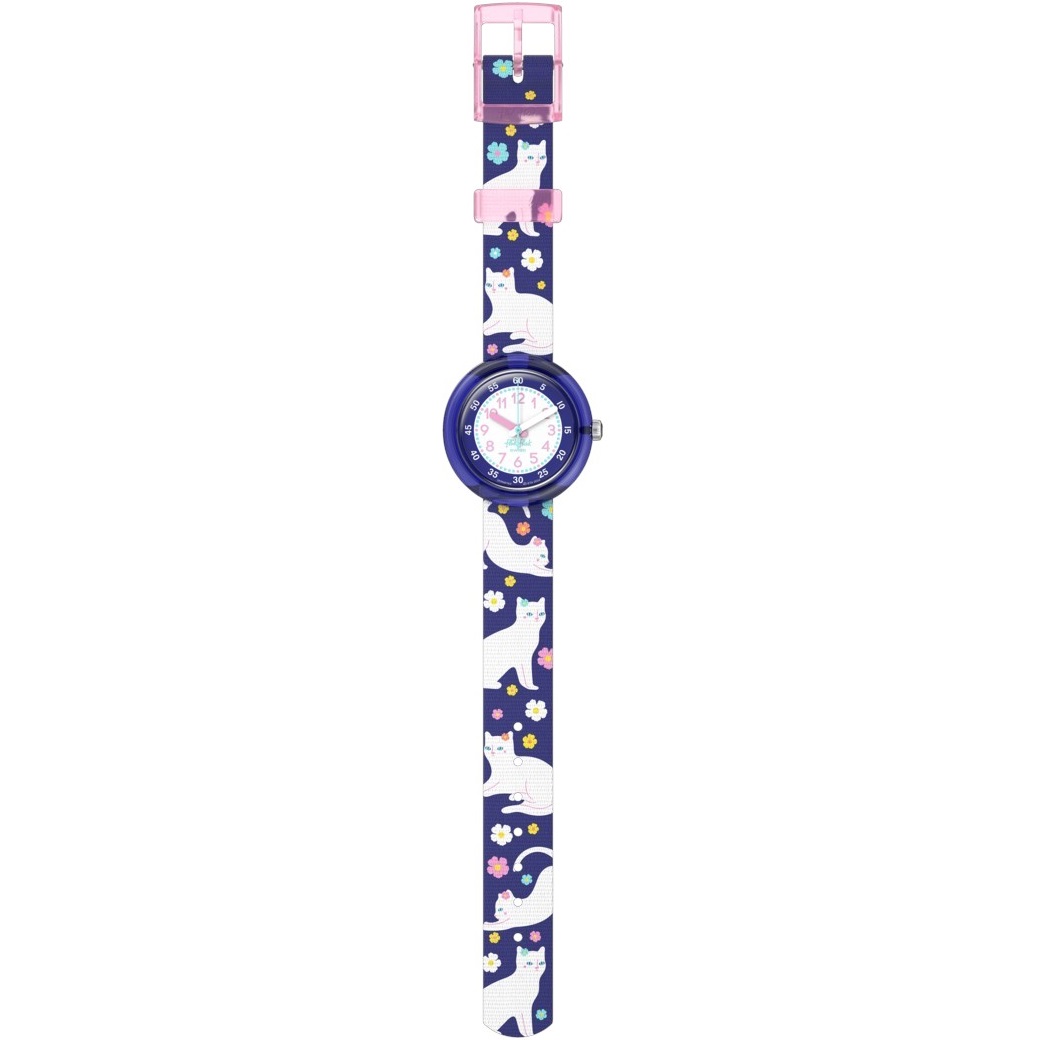 FLIK FLAK Friends Fur-Ever Fancy Cat 31.85mm Multicolor Fabric Strap ZFPNP164 - 3