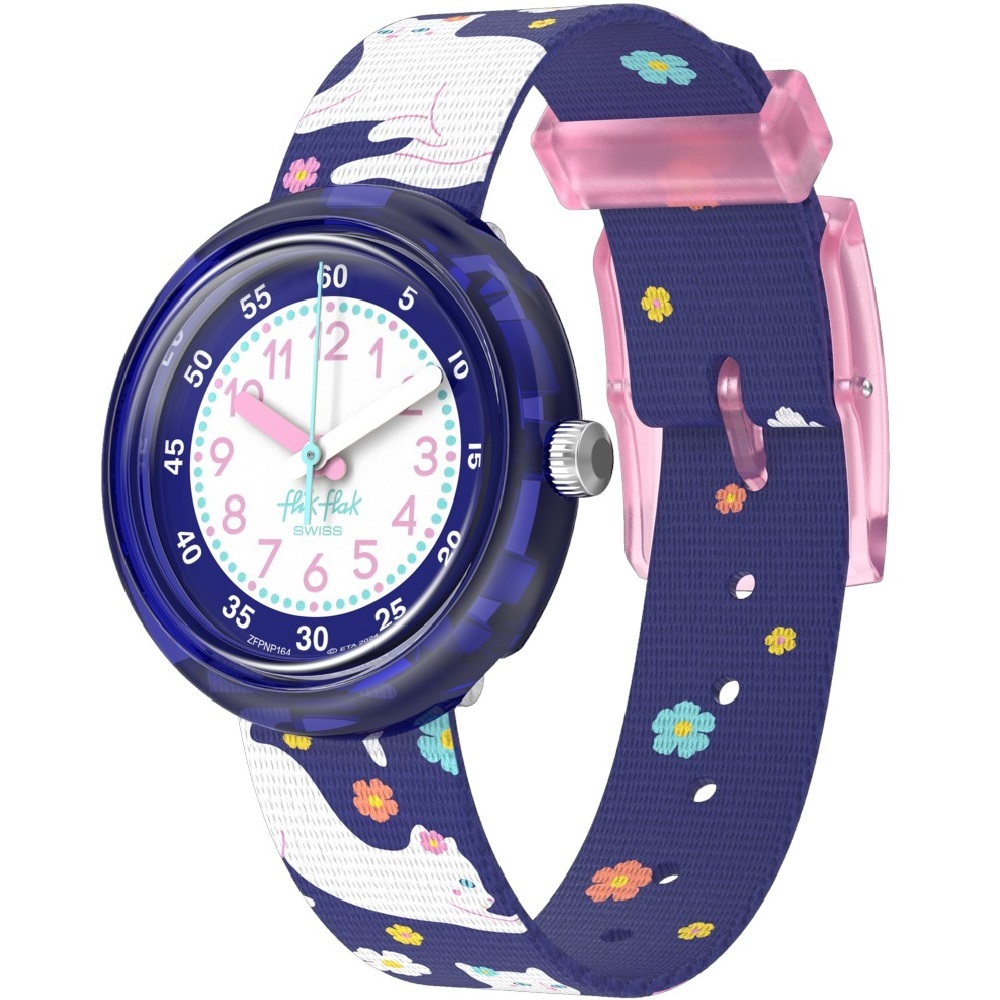 FLIK FLAK Friends Fur-Ever Fancy Cat 31.85mm Multicolor Fabric Strap ZFPNP164 - 