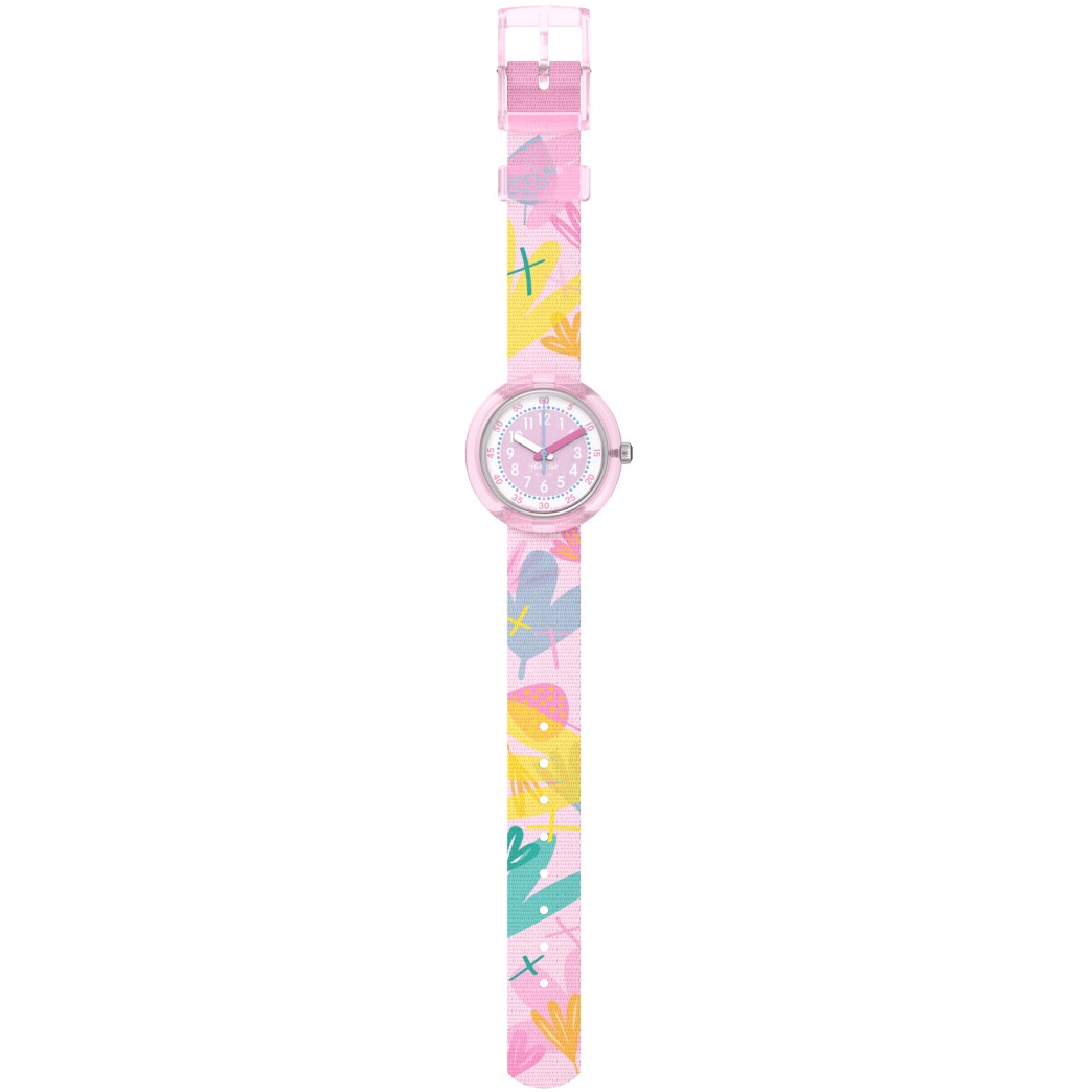 FLIK FLAK Power Time Pastel Paradise 31.85mm Multicolour Fabric Strap ZFPNP170 - 4