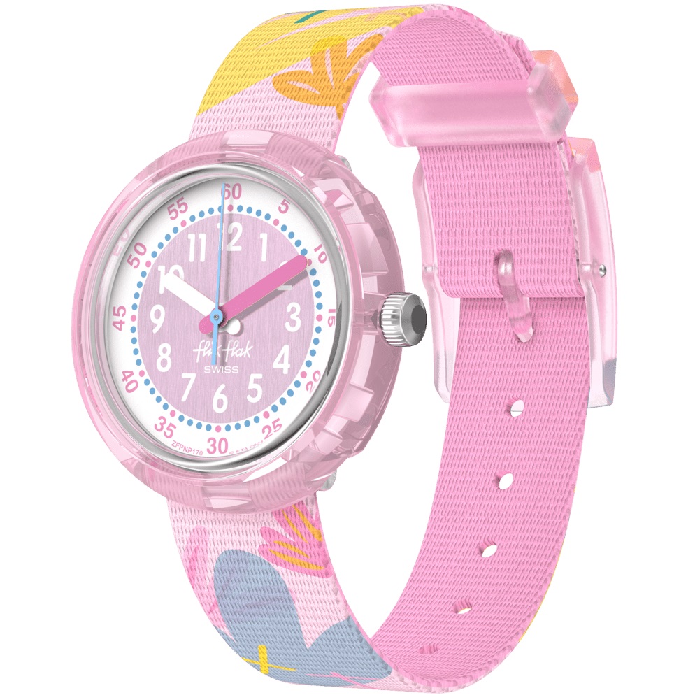 FLIK FLAK Power Time Pastel Paradise 31.85mm Multicolour Fabric Strap ZFPNP170 - 