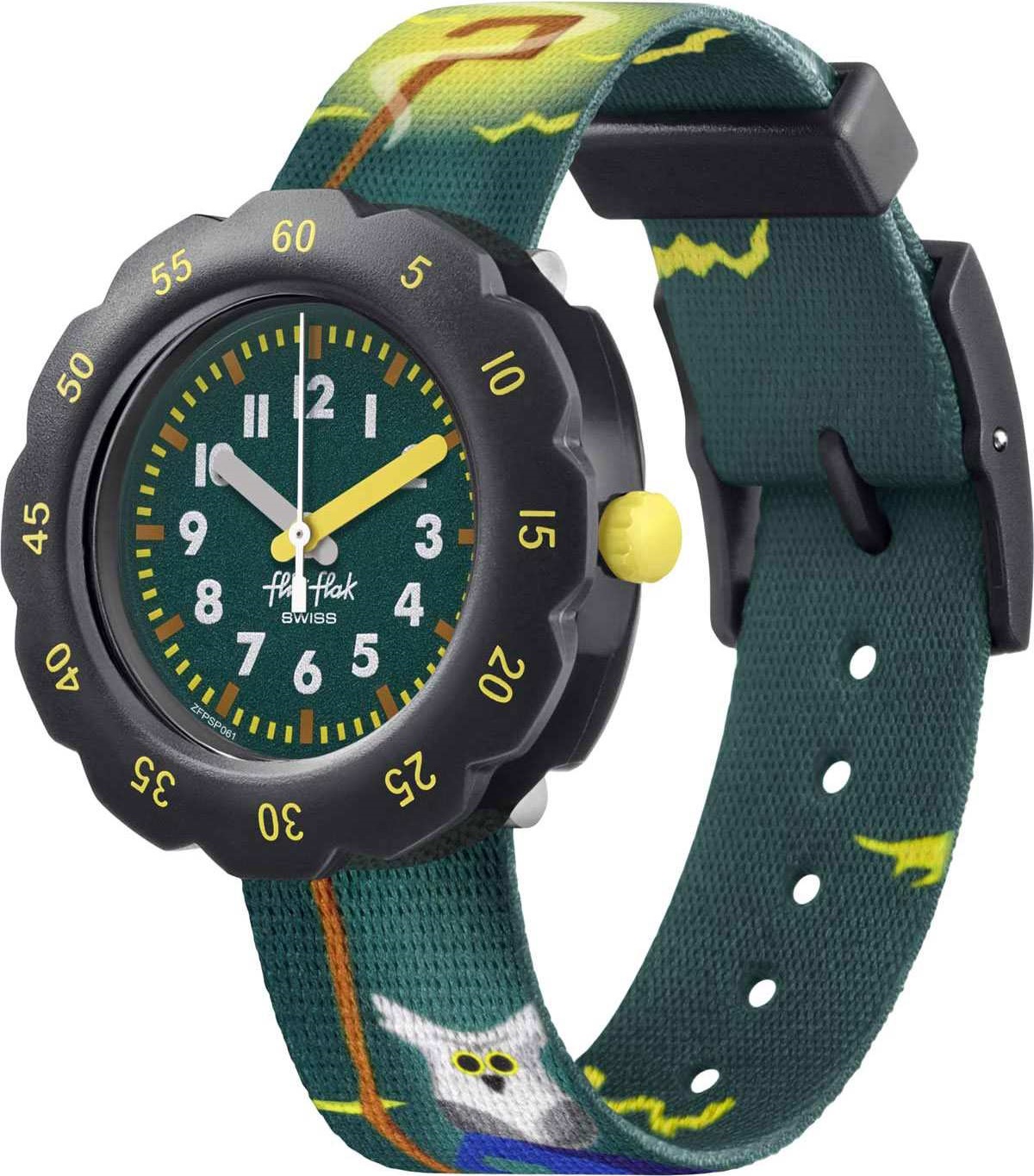 FLIK FLAK Tales From The World Wizarmazing 34.75mm Multicolor Silicone Strap ZFPSP061 - 