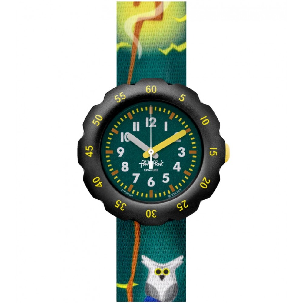FLIK FLAK Tales From The World Wizarmazing 34.75mm Multicolor Silicone Strap ZFPSP061 - 