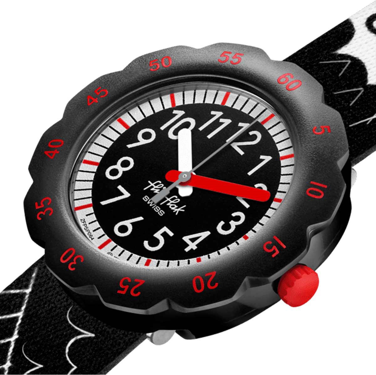 FLIK FLAK Sport Lovers Goal! 34.75mm Multicolor Silicone Strap ZFPSP064 - 2