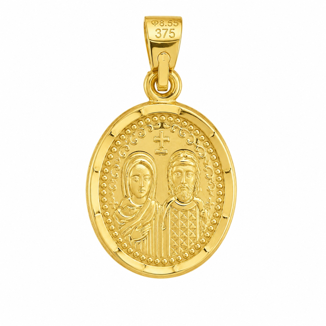 ΜΕΝΤΑΓΙΟΝ Κωνσταντινάτο SENZIO Collection Διπλής Όψης από Κ9 Κίτρινο Χρυσό 3MAN.293PE - 3
