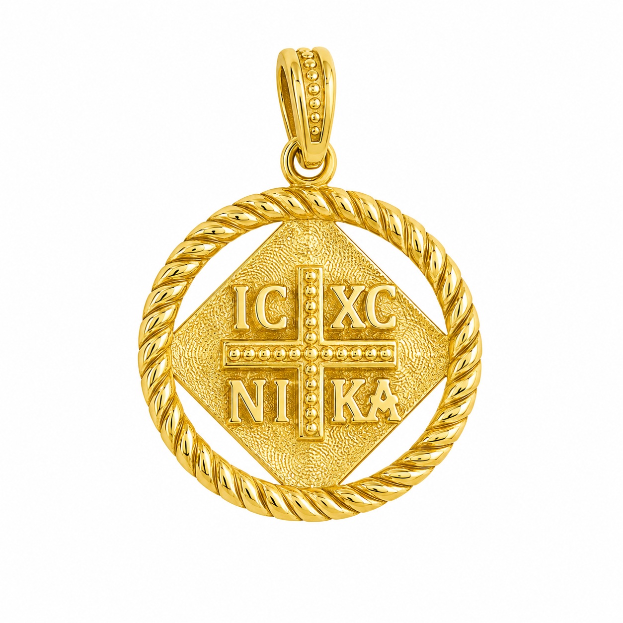 ΜΕΝΤΑΓΙΟΝ Κωνσταντινάτο SENZIO Collection από Κ9 Κίτρινο Χρυσό 3MAN.302PE - 