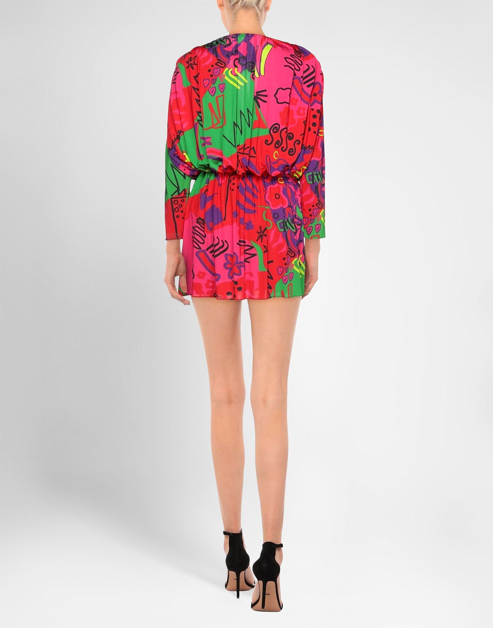 BALENCIAGA κοντό πολύχρωμο φόρεμα  - 2