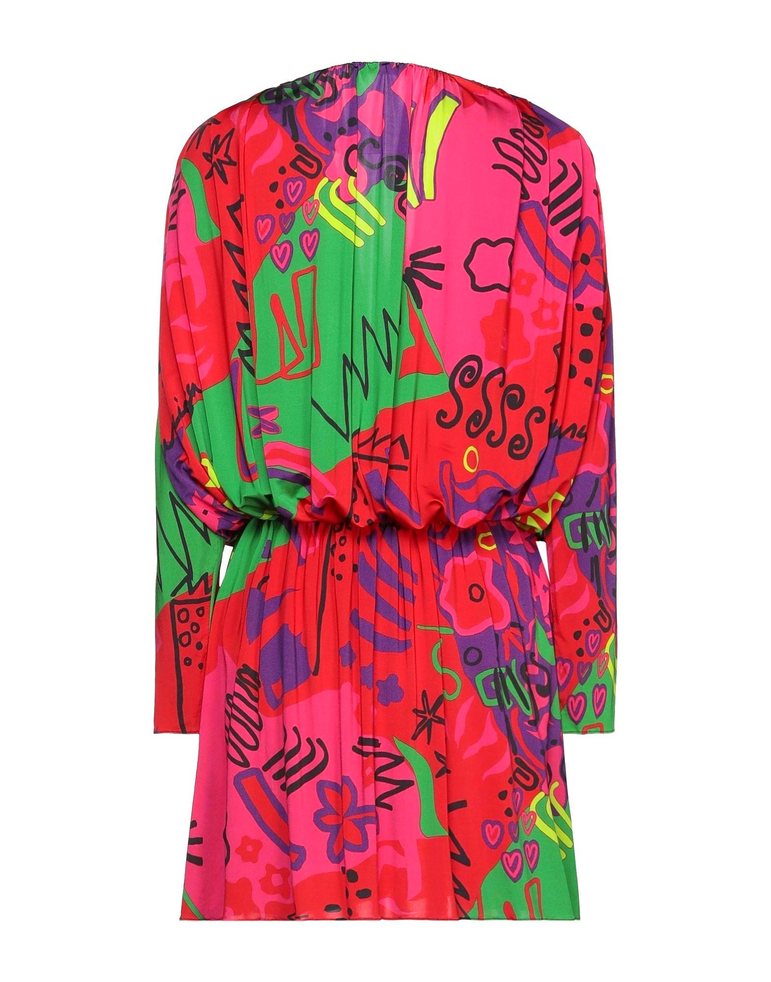 BALENCIAGA κοντό πολύχρωμο φόρεμα  - 4