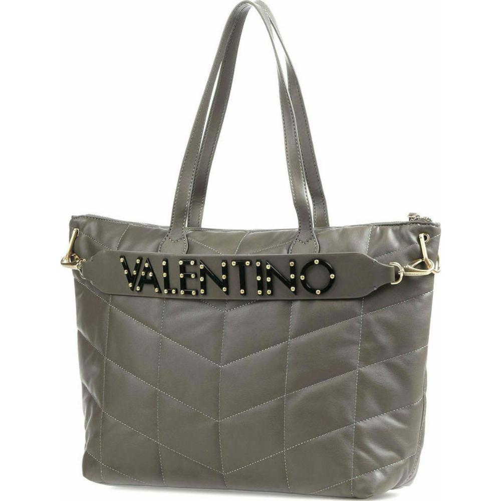 Valentino Bags Τσάντα χειρός-ωμου καπιτονέ - Γκρί