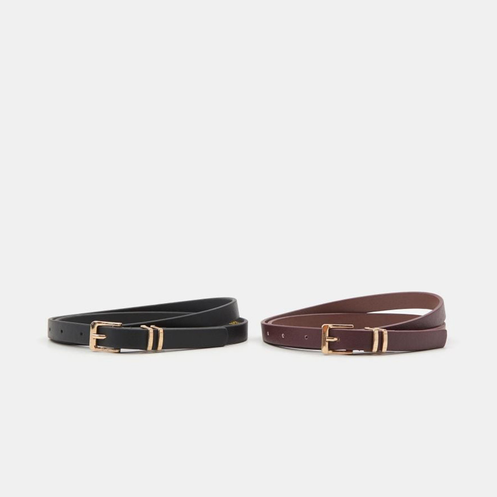 Σετ με 2 ζώνες - Μαύρο