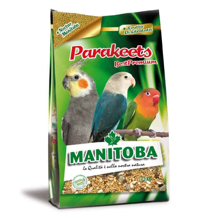 MANITOBA PARROCHETTO BEST PREMIUM ΜΕΣΑΙΩΝ ΠΑΠΑΓΑΛΩΝ 1Kg - 