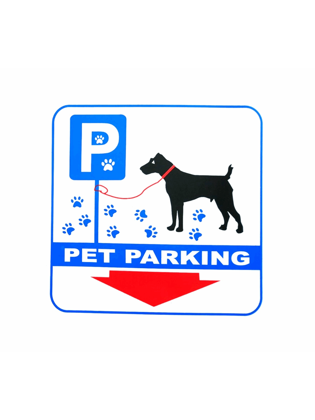 ΠΙΝΑΚΙΔΑ PET PARKING ΜΕΤΑΛΛΙΚΗ ΕΓΧΡΩΜΗ 25 Χ 25CM - 