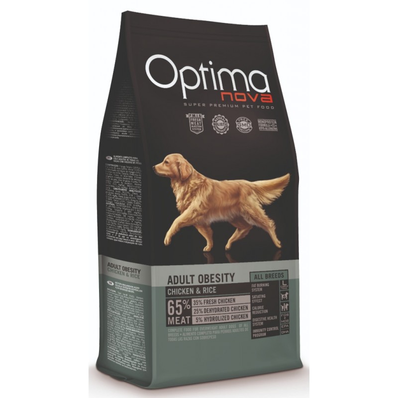 OPTIMA NOVA ADULT OBESITY  CHICKEN & RICE 2KG - 