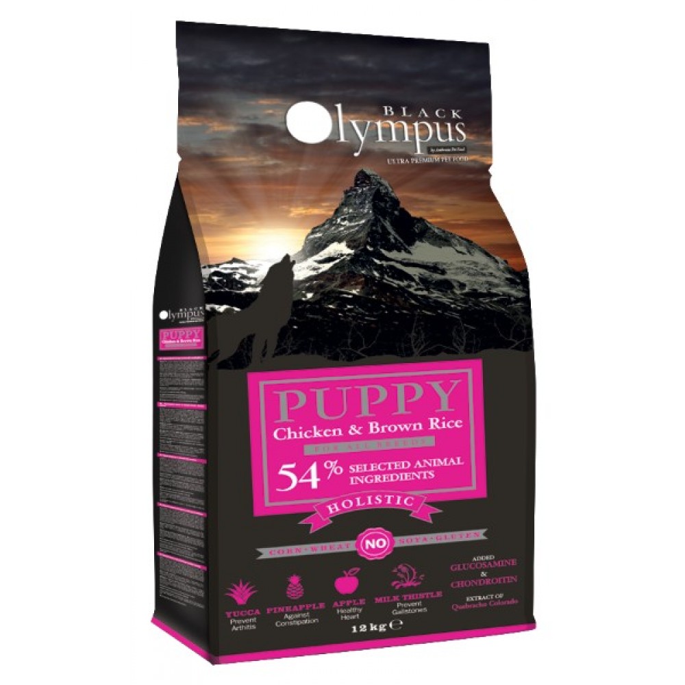 BLACK OLYMPUS PUPPY CHICKEN & BROWN RICE 2Kg - 