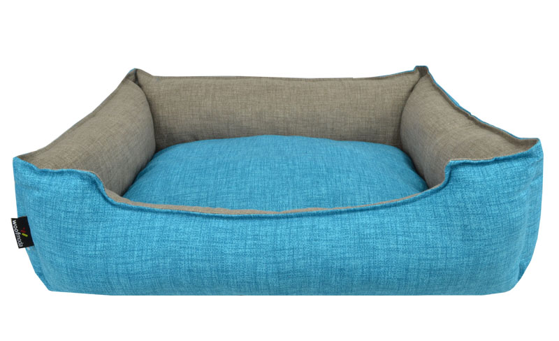 WOOFMODA ΚΑΝΑΠΕΣ ΚΡΕΒΑΤΙ ΣΚΥΛΟΥ-ΓΑΤΑΣ Μ912-1201 ΤΙΡΚΟΥΑΖ No2 40 Χ 45 Χ Υ20 CM -