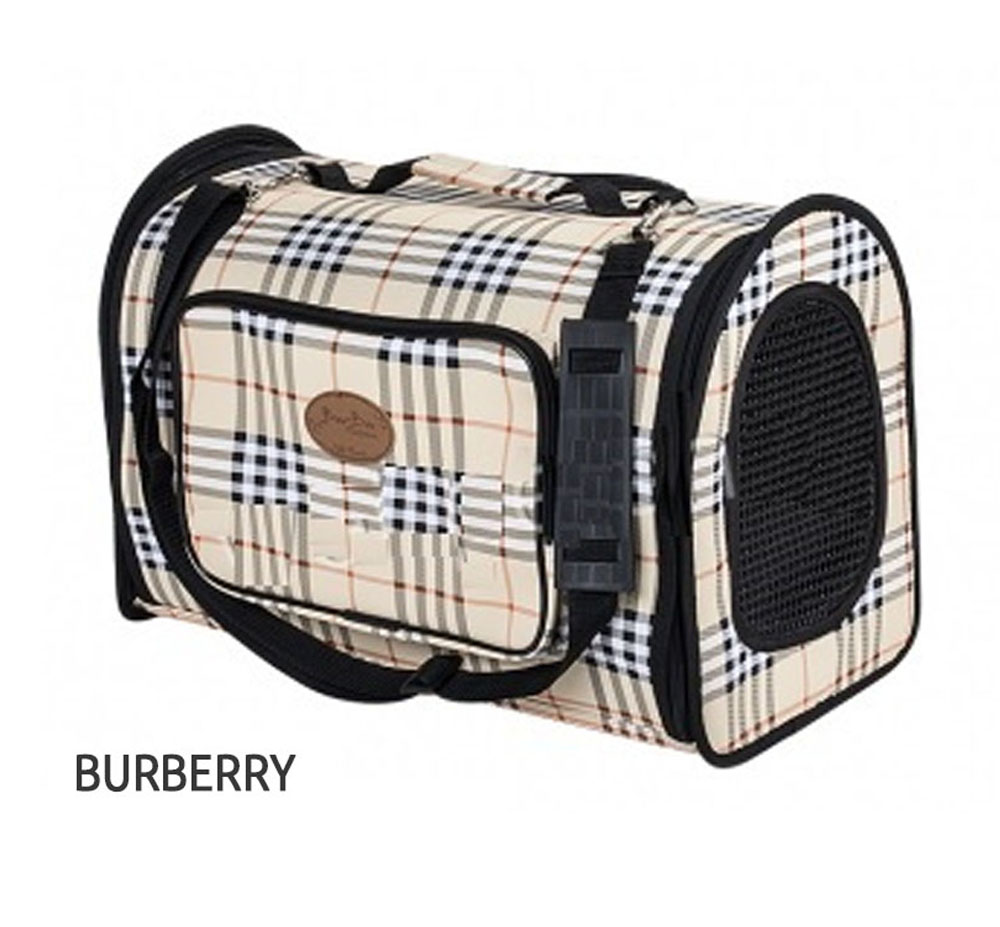 PET CAMELOT ΤΣΑΝΤΑ ΜΕΤΑΦΟΡΑΣ BURBERRY - PVC SMALL 30 X 19 X  Y 22CM - 