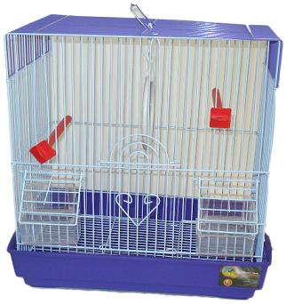 PET CAMELOT ΚΛΟΥΒΙ ΚΑΝΑΡΙΝΙΩΝ ΤΕΤΡΑΓΩΝΟ ΜΩΒ  34 Χ 23,5 Χ Υ 36cm - Μωβ