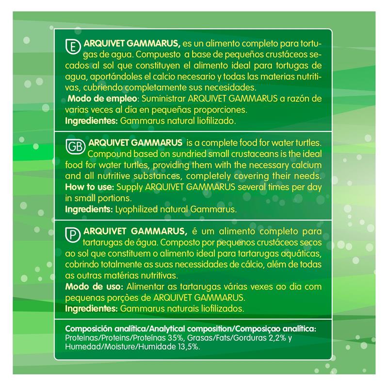 ARQUIVET GAMMARUS ΤΡΟΦΗ ΓΙΑ ΧΕΛΩΝΕΣ 7500ml (ΚΟΥΒΑΣ) - 3