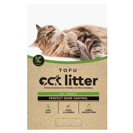 PET CAMELOT ΑΜΜΟΣ ΓΑΤΑΣ TOFU ΠΡΑΣΙΝΟ ΤΣΑΙ 2,5KG - 