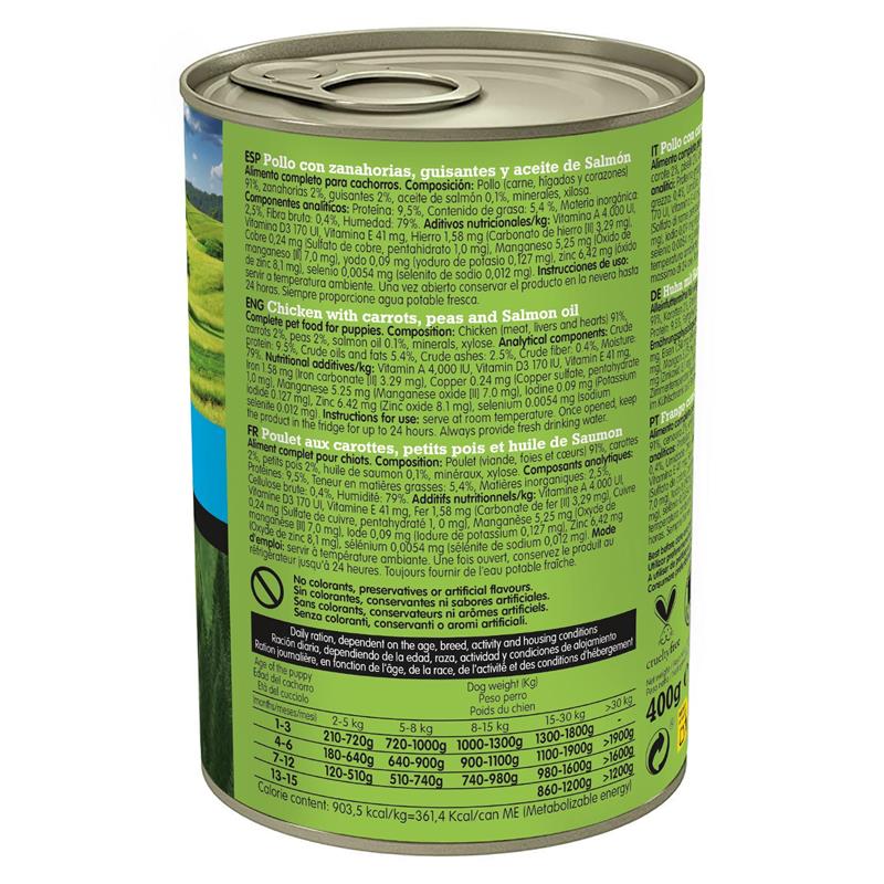 ARQUIVET GRAIN FREE ΠΑΤΕ ΓΙΑ ΚΟΥΤΑΒΙΑ ΜΕ ΚΟΤΟΠΟΥΛΟ 91% 400gr - 3