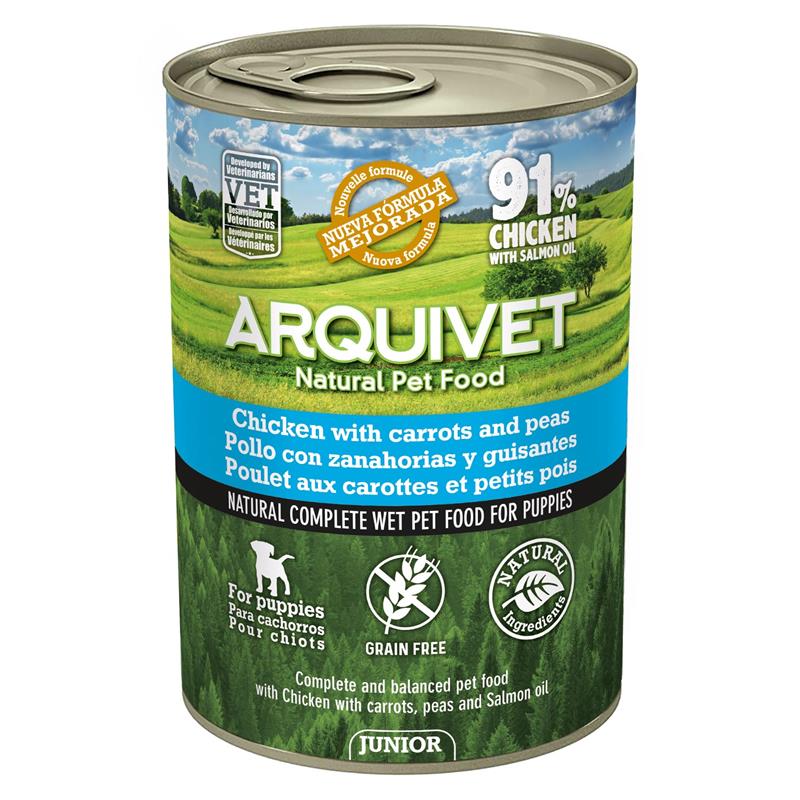 ARQUIVET GRAIN FREE ΠΑΤΕ ΓΙΑ ΚΟΥΤΑΒΙΑ ΜΕ ΚΟΤΟΠΟΥΛΟ 91% 400gr - 