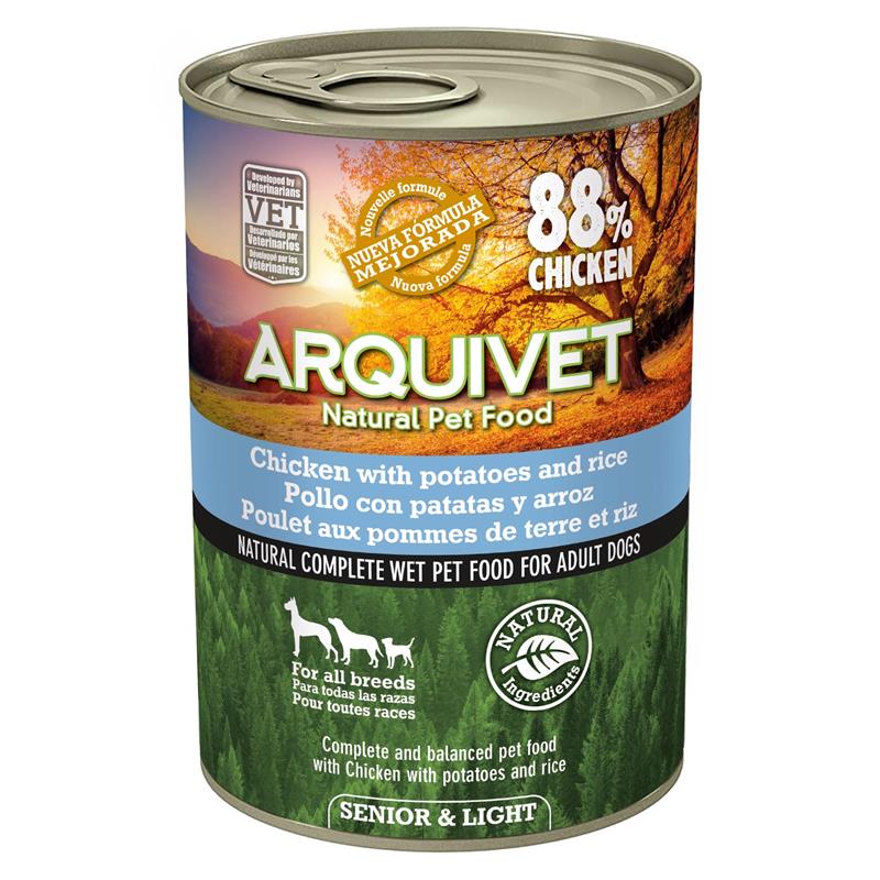 ARQUIVET SENIOR LIGHT ΠΑΤΕ ADULT ΚΟΤΟΠΟΥΛΟ  88% 400gr - 